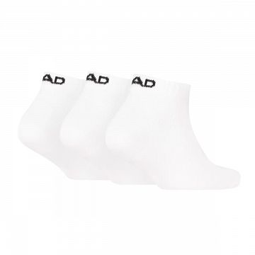 Head Tennis All Sports Sneaker Socks 3P White